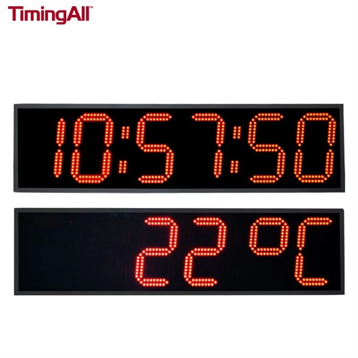 Led Sıcaklık Tarih Duvar Saati Göstergesi